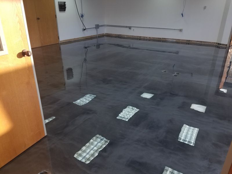 Polished concrete in commercial space