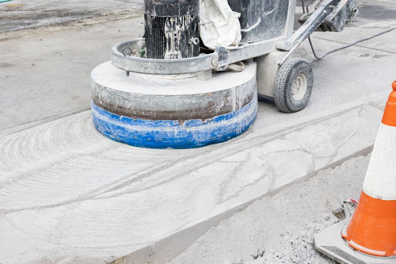 Concrete polishing process