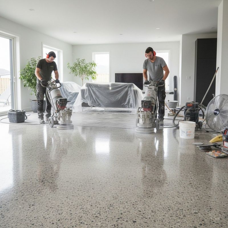 Patio Concrete Polishing in Louisville, KY