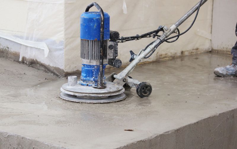 Products For Concrete Polishing Service in use